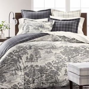 Fox Toile King Duvet Cover, Shams & Euro Shams